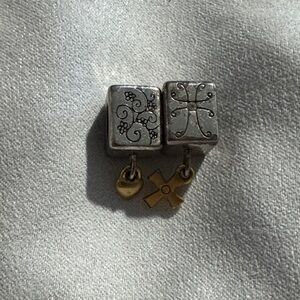 Pandora Silver and Gold Charm